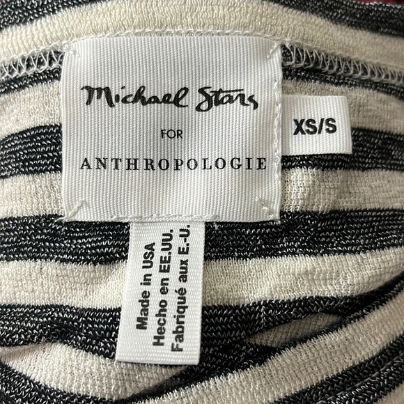 Anthropologie Michael Stars Stripped Knit Top- Size XS/S - Picture 4 of 4